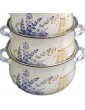 GFDFD Household Five-Piece Enamel Pot Stew Pot Cooking Pot Soup Pot Noodle Pot Cooking Pot Seasoning Pot Universal Pots and Pans - B09CNSJC5QM