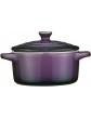 Premier Housewares OvenLove Casserole Dish with Lid 10 cm Purple - B005M8GTUUY