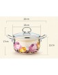 qujshop Enamel Pot Soup Pot Home Pasta Stew Soup Casserole Dish with Lid Size : A - B09Y5KRQWBO