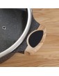 QZH Soup Pot Non-stick Noodle Pot Stew Pot Induction Cooker Gas Stove Universal Cast Iron 26cm - B09V7QV363Q