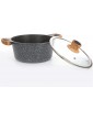 QZH Soup Pot Non-stick Noodle Pot Stew Pot Induction Cooker Gas Stove Universal Cast Iron 26cm - B09V7QV363Q