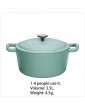 SHIJIANX Pressure cooker pressure cooker low pressure cooker Enamel pot cast iron pot stew pot soup pot cooking pot household enamel stew pot enamel enamel non-stick pot - B09XD8794PK