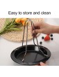 Atyhao Casserole Stainless Steel Vertical Poultry Frying Rack For Outdoor Camping - B0B1VJJLJPZ