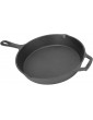 BOLORAMO Cast Iron Pan Cast Iron Nonstick Design Oven Safe Skillet Sturdy Durable for Bake for Cooking for Serving31cm Diameter - B09YSGRPZ2B