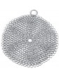 Cast Iron Cleaner Chainmail Scrubber 304 Stainless Steel Rust Proof Scraper Cleaner with Hanging Ring for Cast Iron Pan Pot Cookware - B07H6KXVMVQ
