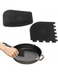 Dificato Grill Pan Scraper | Griddle Scraper Set | Skillet Scrubber Cleaning Tool For Cast Iron Pans Frying Pan Skillet Grill Striped Cookware - B0B2782NLRP