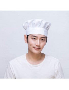 Hotel Chef's Working Hat Mushroom Chef's Cap Adorable  and Practical - B09XKZQMSVS