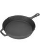 Oven Safe Skillet Sturdy Durable Wide Application Cast Iron Cast Iron Pan Nonstick Design for Cooking for Serving for Bake31cm Diameter - B09YVXG6BGH