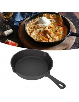 SALUTUY Cast Iron Pan Oven Safe Pre Seasoned Cast Iron Mini Cast Iron Skillet Widely Used Sturdy Durable for Serving for Cooking for Baking10cm 3.9in - B0B1XRT6VLN