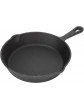 SALUTUY Cast Iron Pan Oven Safe Pre Seasoned Cast Iron Mini Cast Iron Skillet Widely Used Sturdy Durable for Serving for Cooking for Baking10cm 3.9in - B0B1XRT6VLN