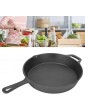 SHYEKYO Cast Iron Pan Wide Application Nonstick Design Sturdy Durable Oven Proof Skillet for Bake for Cooking for Serving31cm Diameter - B09Z4WCC29E