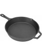 Tomantery Cast Iron Pan Nonstick Design Oven Proof Skillet for Bake for Serving for Cooking25cm Diameter - B09YXPG2MCY