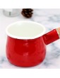 BESTonZON Nonstick Enamel Milk Pan Butter Coffee Warmer Small Milk Pot Kitchen Cooking Pot for Noodle Baby FoodRondom color - B07PLJTKSTH