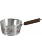 Klassic Combo Aluminium Cooking Saucepan Milk Pan with Heavy Gauge Wooden Handle 14cm & 17.5cm - B09YYQMG45N