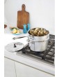 Le Creuset Stainless Steel Steamer Insert for use 3Ply Stainless Steel Casserole and Saucepan 20 x 10 cm - B0038ONI8QB