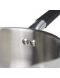 Mastercook Stainless Steel Induction Milk Pan 16cm 18cm 20cm Stainless Steel Milk Pan With 2 Pouring Lip 16cm 1.4L - B07VRG4N49B