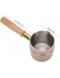 Non-Stick Milk Pan Small Milk Pot Saucepan Stainless Steel Soup Pot Butter Warmers Coffee Pot Milk Melting Pot with Long Handle and Spout 13.5oz - B08F2KFNNNY