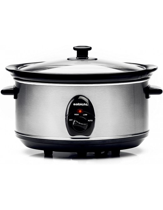 Sabichi 168139 Stainless Steel Electric Pot Multi-Function Slow Cooker 3.5 Litre - B00QQ3HSE6Q