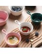 Sauce jug with Foot Milk Bowl with Handle Small Milk Cup Ceramic Household Sauce Saucer Small Milk Pot Pour Coffee Milk Cup Small Milk Pot n Color : Pink Size : S - B0B31GYYLFF