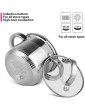 Stainless Steel Double Ear Pot Multifunction Soup Pot Milk Pot Kitchen Accessories - B0B31DQ1MGU