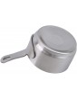 ZALING Small Milk Pan Butter Coffee Milk Warmer Mini Butter Melting Pot Stainless Steel Sauce Cooking Pot,50 Ml - B08R5V7S26B