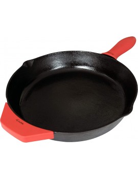 12-Inch Cast Iron Skillet Set Pre-Seasoned Including Large & Assist Silicone Hot Handle Holders | Indoor & Outdoor Use - B07J5SMM71W