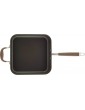 Anolon Advanced Hard Anodized Nonstick Saute Square Fry Pan with Helper Handle 4 Quart Bronze Brown - B07F82NJWCM