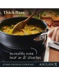 Anolon X Hybrid Nonstick Saute Pan with Lid 3.5 Quart Dark Gray - B09KG8WJ7HP