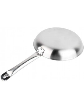 Tomantery Pan Saute Pan Stainless Steel for Hotel for Oven - B09KK4P6C2S