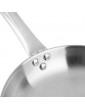 Weikeya Stainless Steel Pan Rivet Reinforcement Saute Pan for Home - B09Q99V84VM
