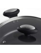 Zyliss E980149 Superior Ceramic Non-Stick Sauté Pan With Lid | 28cm 11in | Forged Aluminium Ceramic | Black | Environmental Non Toxic Cookware | Suitable For All Hobs Including Induction - B081K7WKFYL