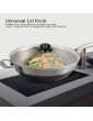 2Pcs Pot Lid Knob with Screws Universal Pan Cover Handle Accessory Cooker Pan Pot Kettle Cover Handle Knob Kitchen Universal Casserole Glass Lid Pot Knob - B0B135K9VKW