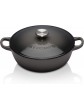 Le Creuset Signature Enamelled Cast Iron Soup Pot Casserole Dish With Lid 26 cm 4.1 Litres Flint 21074264442460 - B01NCTWQ7PR