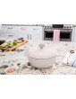 LODGE Enameled Cast Iron Dutch Oven INLODGE.EC7D13 Inoxidable Oyster White - B07GVQQZ8ZQ