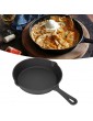 SHYEKYO Cast Iron Pan Widely Used Uniform Heating Cast Iron Sturdy Durable Oven Safe Skillet for Serving for Cooking for Baking16cm 6.3in - B09YLF3ZS2E