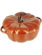 STAUB Ceramics Petite Pumpkin Cocotte 16-oz Burnt Orange - B00NAF5KKMS