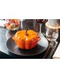 STAUB Ceramics Pumpkin Cocotte 24-oz Burnt Orange - B00NAF6KM4Z