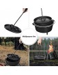 Zerodis Dutch Oven Lid Lifter 19.5cm Dutch Oven Lid Lifter Cast Iron Dutch Oven Lid Lifter with Spiral Handle Camp Cast for Outdoor Camping Hiking Lifting - B09Z4V6P1QJ