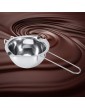 Chocolate Melting Pan Stainless Steel Chocolate Melting Pot Large Size Sturdy Milk Melting Pot Practical for Kitchen - B09ZRVFCYBK