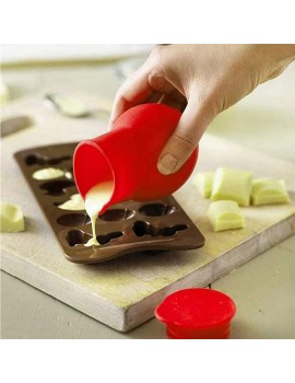 Chocolate Melting Pots Silicone Chocolate Melters Microwave Safe Butter Cheese Candy Sauce Melter Melting Chocolate Silicone Melting pots for Wax - B09SZ245W3V