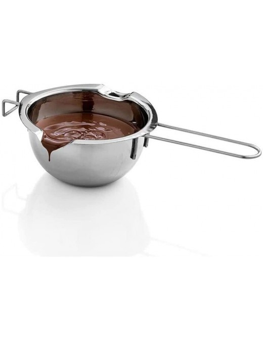 Cooking Pot Stock Pot Universal Melting Pot Chocolate Butter Milk Melting Pot Portable Stainless Steel Gadget Kitchen Cooking Accessories - B09TKQ69GNW