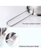 Double Boiler Heat Melting Pot Stainless Steel with Long Handle for Chocolate Butter Cheese Caramel Candy Wax 1000ml Home Pot - B0B189W13YN