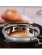 fhong Stainless Steel Universal Melting Pot Chocolate Melting Pot Double Boiler Pot with Handle for Candy Candle Melting Chocolate - B09TRD1PDDJ