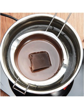 GUOHUA Stainless Steel Melting Chocolate Butter Cheese Fountain Pots Heater With Handle For Kitchen Cookware Kitchen Tools Tableware - B09TYSHQBMP