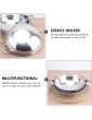 Hemoton Hot Pot Pan Stainless Steel Shabu Shabu Hot Pot for Induction Cooktop Gas Stove - B09VBKFCLJD