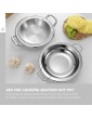 HEMOTON Stainless Steel Shabu Shabu Hot Pot Shallow Cooking Pot Pan for Electric Induction Cooktop Gas Stove - B09YCXNP7FD