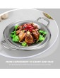 HEMOTON Stainless Steel Shabu Shabu Hot Pot Shallow Cooking Pot Pan for Electric Induction Cooktop Gas Stove - B09YCXNP7FD