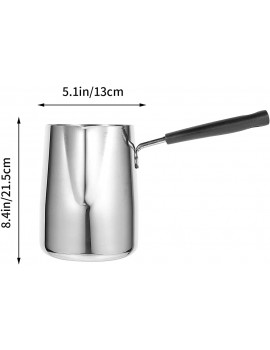 Luxshiny 1 Pc Chocolate Melting Pot Candy Melting Pot Cheese Butter Melting Pot Stainless Steel Butter Melting Pot for Home Bakery - B09SLKW869Q