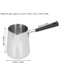 Melting Pot Rustproof Small Size Stainless Steel -Free Butter Warmer with Spout for Cooking - B09W1TZKY1I
