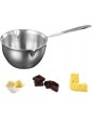 Melting Pot Stainless Steel Double Boiler Pot Chocolate Melt Pot with Heat Resistant Handle for Melting Chocolate Candy Candle Soap Wax Kitchen Cooking Tools - B09W2LZ1LZA